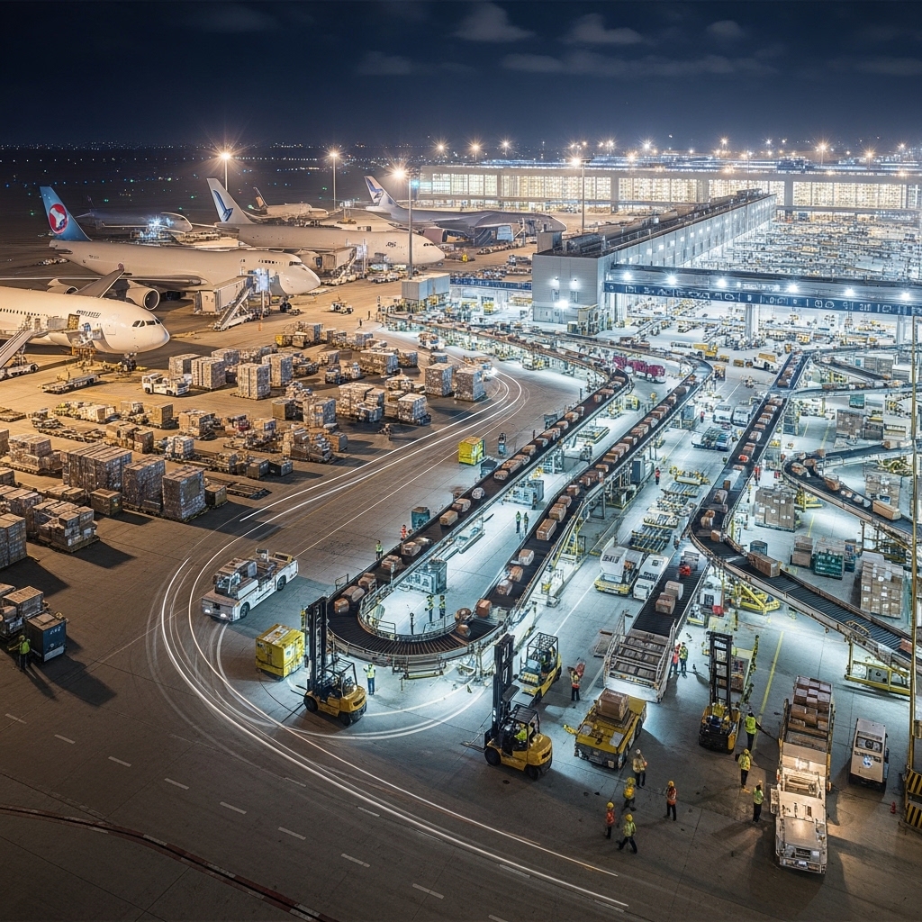 Modern logistics hub